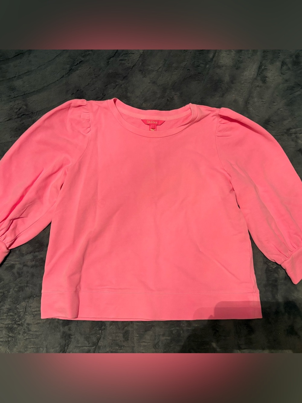 Lilly Pulitzer Large Pink Corden Sweatshirt Top